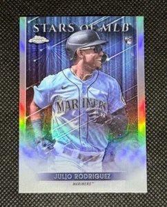 2022 Topps Update Chrome Julio Rodriguez Stars of the MLB RC Rookie SMLBC-87 - Picture 1 of 2