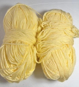 UNBRANDED ACRYLIC YARN. Lot Of 2 . YELLOW. I Combine Shipping,Read Detail - Picture 1 of 2