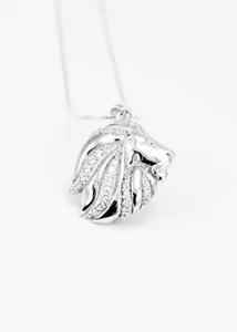 Alpha Delta Pi Sterling Silver Alphie The Lion Necklace  NEW!!! - Picture 1 of 1