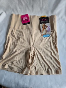 Maidenform Booty Lift Shorty Shapewear - Firm -Beige- Womens 2XL NEW - Picture 1 of 5