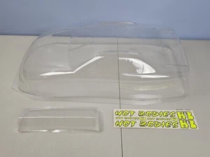 Hot Bodies 1/10 RC Nascar Monte Carlo Wide Body Clear Body Shell with Decals - Picture 1 of 18