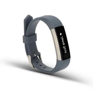 Für Fitbit Alta HR Kunststoff / Silikon Armband für Frauen / Größe S Dunkelgrau - Zdjęcie 1 z 1