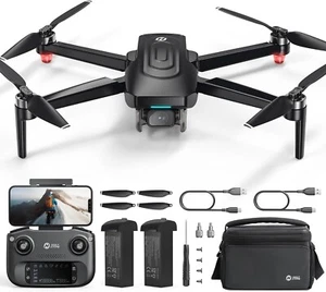 Drone Professionale con Telecamera 4K GPS + 2 Batterie da 30 min Ricarica Rapida - Imagen 1 de 10