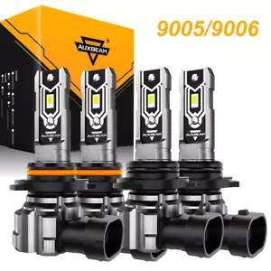 AUXBEAM 9006 9005 LED Bombillas Faro Alto Bajo Blanco Super Brillante 6500K 1:1 - Imagen 1 de 15