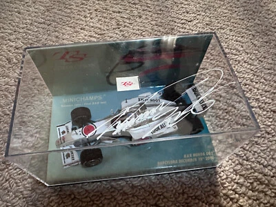 Minichamps Bar Honda 002 Barcelona Diciembre 2000 Takuma Sato 1/43 FIRMADO Foto 1 de 4