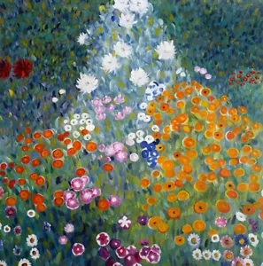 KLIMT, Bauerngarten, Leinwanddruck auf Keilrahmen - Bild 1 von 1