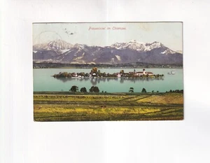 9841) FRAUENINSEL im CHIEMSEE - Insel u. Dampfer - 1909 - Bild 1 von 2