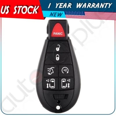 Carcasa de llave de coche remota para Chrysler Town & Country 2011 2012 2013 2014 2015 2016 Foto 1 de 4