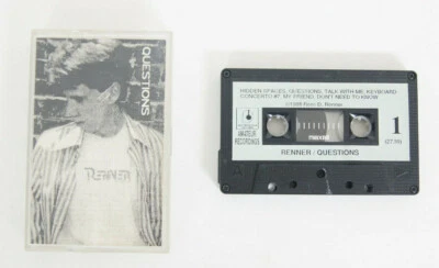 *Rare* Renner Questions 1988 Ross D. Renner Amateur Recordings Cassette Tape - Image 1 of 4
