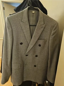 Burberry Blazer Whool 100% Made In Italy/ Suit Burberry/size 48 / - Picture 1 of 6