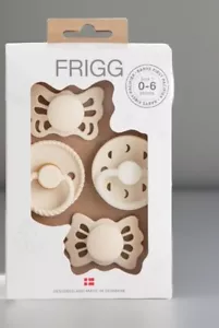 FRIGG Babys erster Schnuller - Moonlight Sailing 4er Pack | in Creme Farbe Neu im Karton - Bild 1 von 1