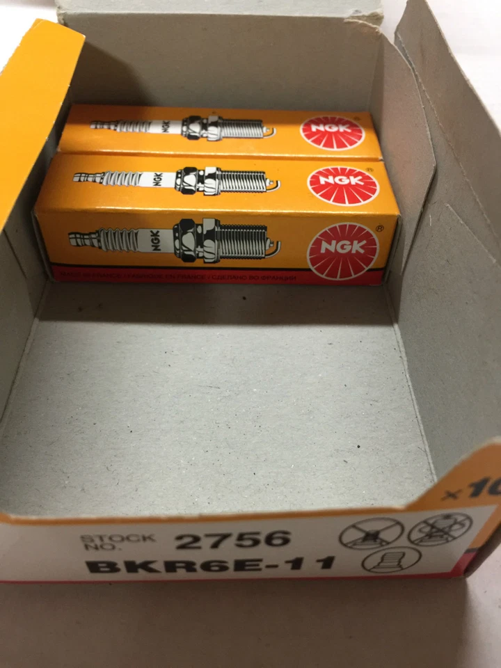 Lot de 2 BOUGIE NGK   BKR6E-11    2756  DUCATI KAWASAKI SUZUKI YAMAHA HONDA  Foto 1 de 1