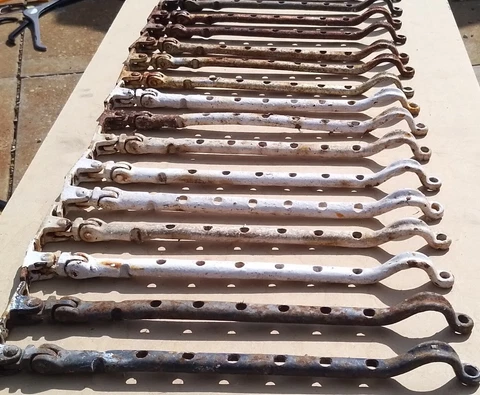 VINTAGE METAL CASEMENT WINDOW STAY LATCHES OLD Locks HANDLES 16 JOB LOT 1930s 16 Cover