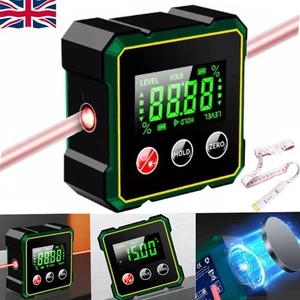 Magnetic Digital Angle Finder with Electronic-Laser, High Precision Angle Tool - Picture 1 of 14