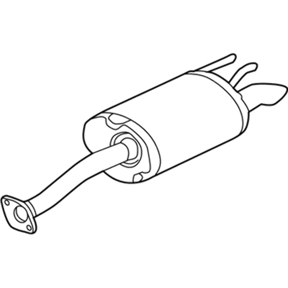 Novo Conjunto de Silenciador de Escape Genuíno Acura ILX (2013-2015) OE 18307TX6A02 - Imagem 1 de 4