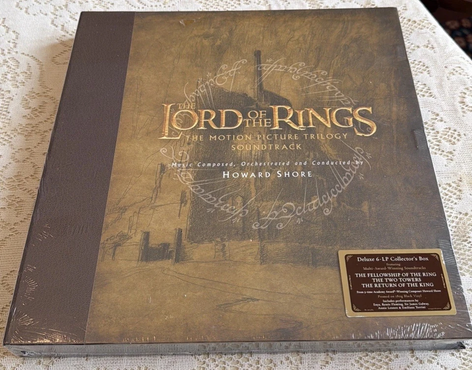 *New* THE LORD OF THE RINGS  - Trilogy Soundtrack Vinyl 6LP Box Set *IN HAND* - Image 1 of 4