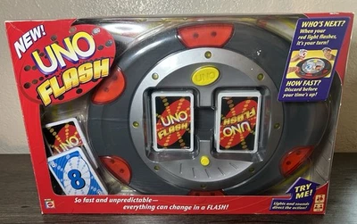 UNO Flash Electronic Card Game Mattel 2009 - OPEN BOX - Image 1 of 3