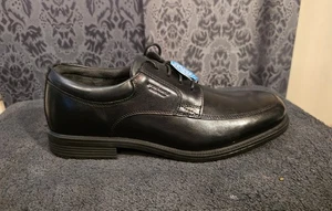 Rockport Herren Walkability Adiprene wasserdicht schwarz Leder elegante Schuhe Größe 8 - Bild 1 von 12
