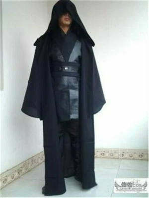 Star Wars Obi Wan Kenobi Jedi Master Cloak Tunic Robe Cosplay Costume Outfit  - Image 1 of 4