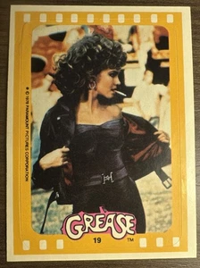 Grease 1978 Movie Topps Sticker Card #19 (NM) - Picture 1 of 2