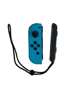 Nintendo Switch Joy-Con Controller Links Blau mit Handschlaufe Original - Bild 1 von 5