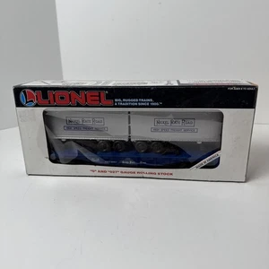 Lionel 6-16307 O Gauge Nickel Plate Road Flatcar with Trailers LN/Box - Picture 1 of 12