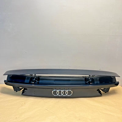 12-17 Audi A7 S7 Rear Trunk Lid Tailgate Spoiler Panel Assembly w/ Camera BLUE - Image 1 of 4