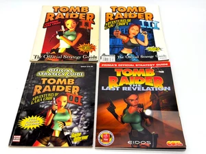 Lotto Vintage (4) 97-99 Tomb Raider Avventure di Lara Croft Guide Strategiche PC - Foto 1 di 9