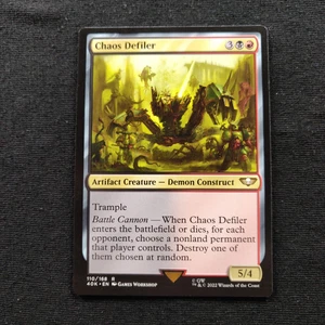 Chaos Defiler: Universes Beyond: Warhammer 40000 - Regular MTG Rare tcg Card  LP - Picture 1 of 2