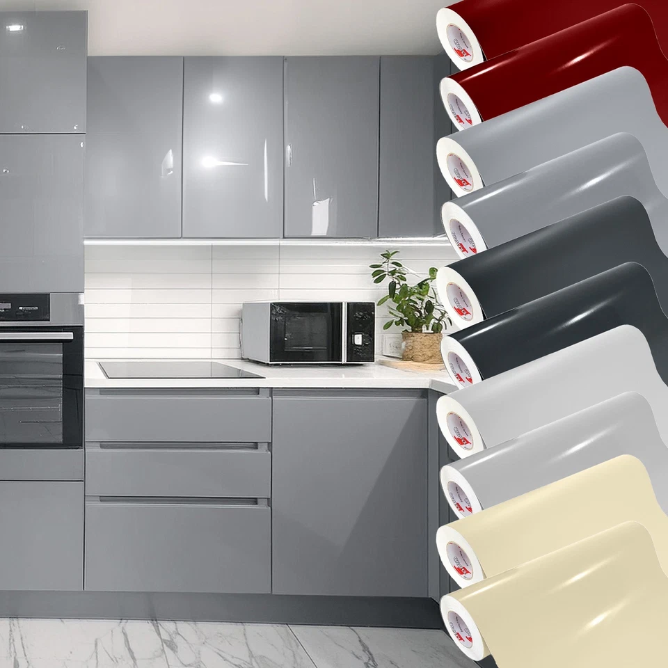 Möbelfolie Selbstklebend Klebefolie Autofolie Matt Glanz Plotterfolie Küche Büro - Bild 1 von 1