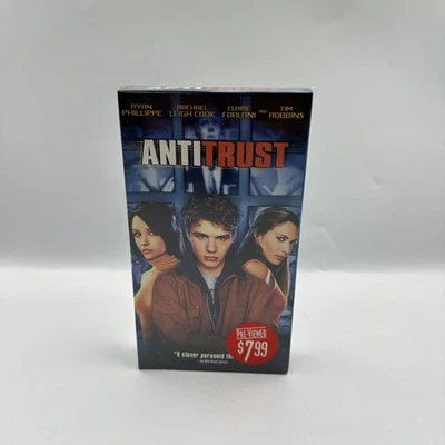 Antitrust VHS 2000Ryan Phillippe Action Suspense Thriller MGM Blockbuster Sealed - Image 1 of 4