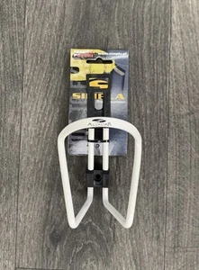 Gabbia portabottiglie alluminio leggera Simpla Alu Star MTB bici strada bicicletta bianca - Foto 1 di 22