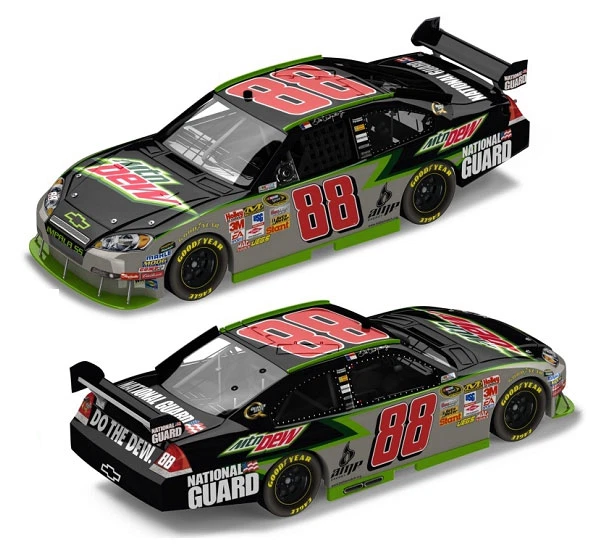 Motorsports Authentics 2009 #88 Dale Earnhardt Jr 1:24 Diecast Car