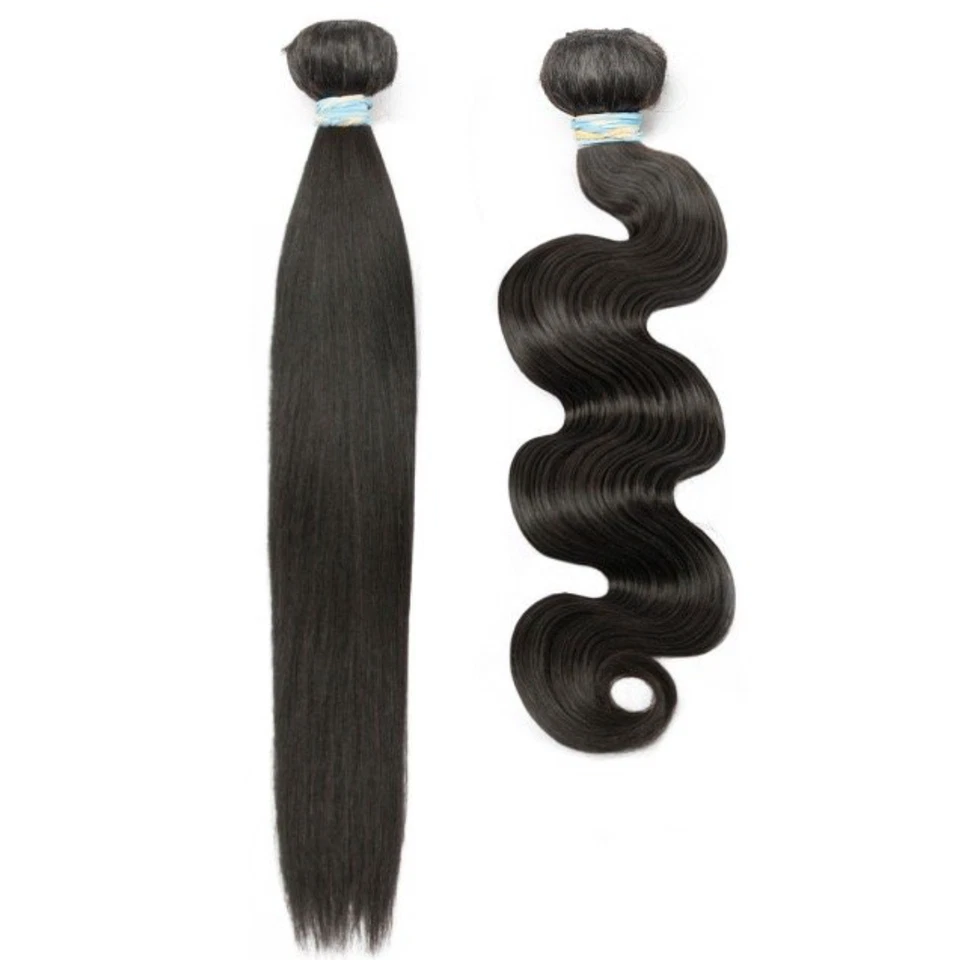 100% Human Hair Bundles 12A Bundles Natural Color|| Straight, Body Wave - Image 1 of 1