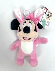 Disney Minne Maus Osterhase Hase rosa Plüsch Tasche Clip Ruz - Bild 1 von 3