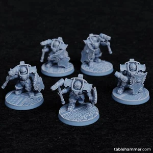 Space Dwarf Minotaurs x 5 Tablehammer Federation of Tyr - Picture 1 of 4