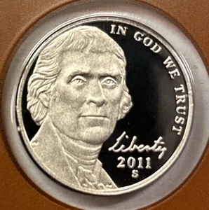 Juego de prueba Jefferson Nickel 2011 S Proof con envío gratuito - Imagen 1 de 2
