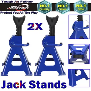 6000 LB 3 Ton Jack Stands 2pcs For Garage Car Truck Lift Tire Change Lifting New - Picture 1 of 7