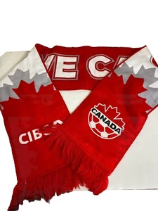 Canadá Tejido Bufanda Silenciador Equipo Hockey Fan Reversible Blokecore Flecos CIBC - Imagen 1 de 10