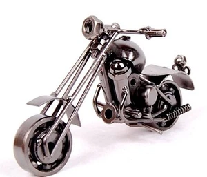 Metall-Motorradmodell Modell Motorrad Handgefertigt 15x7x7cm Neu  - Picture 1 of 2