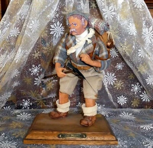 SANTON D'ART LOU MESTRE SKULPTUR INSZENIERUNG LE MONTAGNARD Serie der 30 cm - Bild 1 von 11
