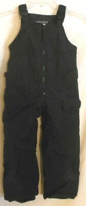 Ski/Snowboard Bibs Madison Toddler M 4/5 Black Insulated EUC - Picture 1 of 5