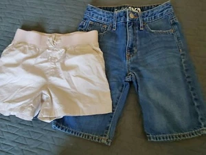 Girls 8 SLIM ~ LOT Jeans Denim Shorts * TCP ON GAP  ~ Spring Summer Fall - Picture 1 of 4