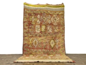 Living Room Rug,Vintage Runner Rug,Shaggy Soft Handmade Area,Mat Door,5x11 ft - Picture 1 of 13