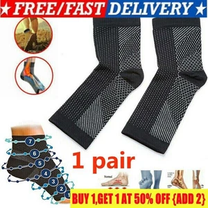 Dr Sock Soothers Socks Anti Fatigue Compression Foot Sleeve Brace Support Sock #