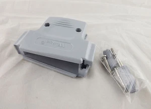 1x D-SUB Plastic Hood Cover Backshell & Screws for D-Sub 50 Pin DB50 DB78 78 Pin - Picture 1 of 3
