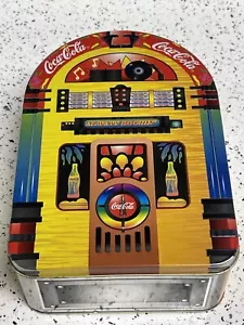 Vintage 1998 Coca-Cola Always Rockin' Jukebox Tin – 6" Collectible Container - Picture 1 of 4