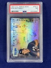 1993 Upper Deck Then & Now #TN13 DON MATTINGLY PSA 7 NM