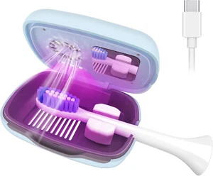 Recargable UV Cepillo de Dientes Desinfectante Portátil Esterilizador Cubierta Soporte Cepillo de Dientes - Imagen 1 de 8