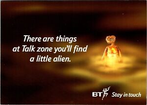 Britisch Telecom BT Werbe Postkarte E.T Extra Terrestrial, Talk Zone B3U
